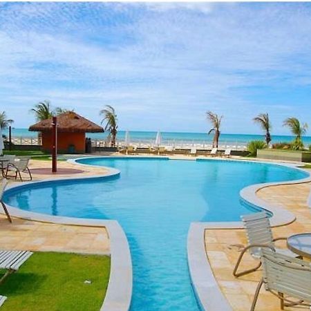 Apartamento Vista Total Do Mar Uma Cobertura A 400M Do Beach Park No Porto Das Dunas Aquiraz Condominio Terramaris Piscina Ampla Parque Infantil Sauna Estacionamento Privado Екстер'єр фото