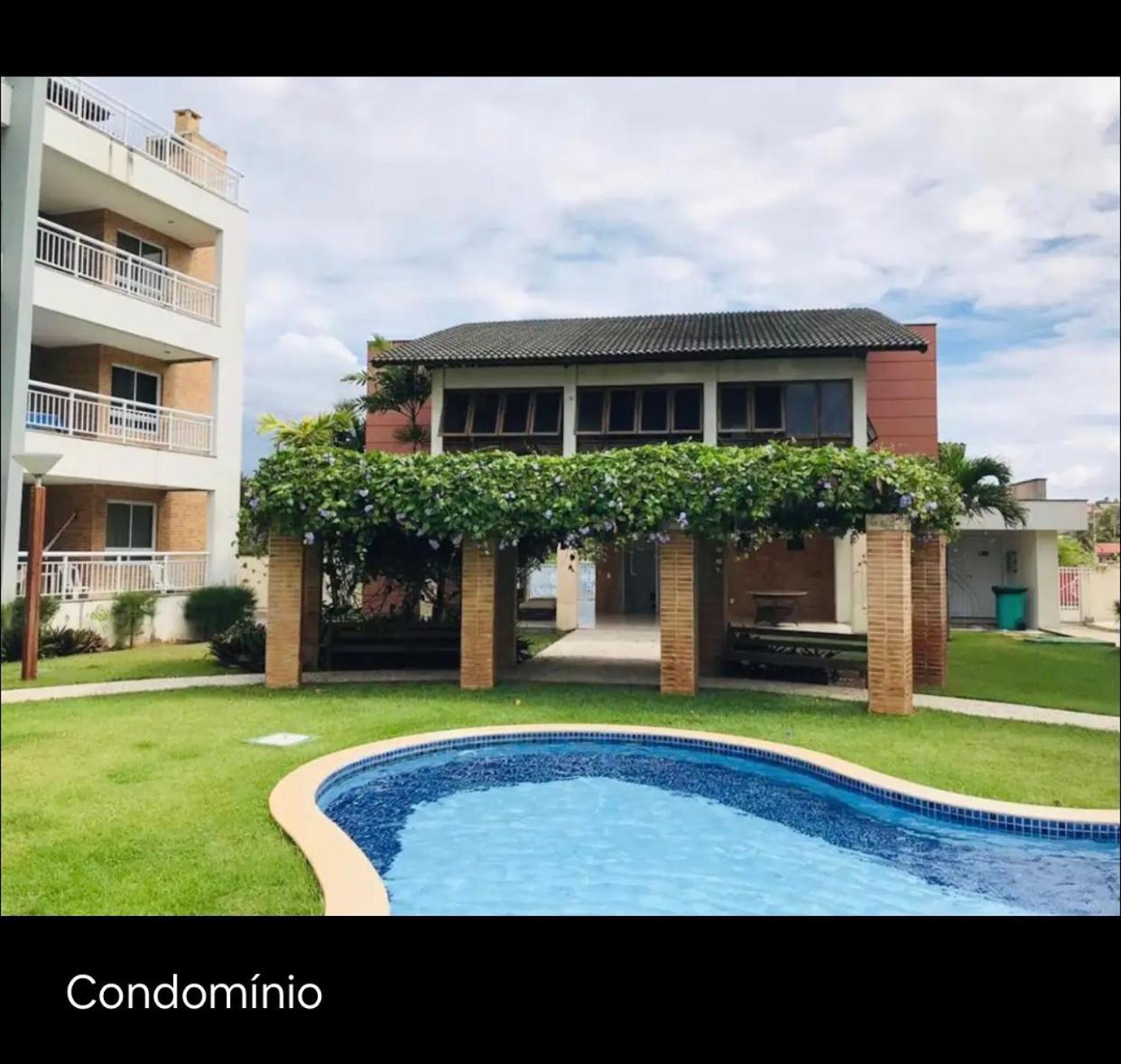 Apartamento Vista Total Do Mar Uma Cobertura A 400M Do Beach Park No Porto Das Dunas Aquiraz Condominio Terramaris Piscina Ampla Parque Infantil Sauna Estacionamento Privado Екстер'єр фото