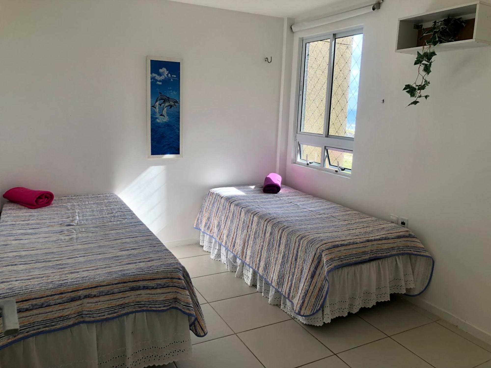 Apartamento Vista Total Do Mar Uma Cobertura A 400M Do Beach Park No Porto Das Dunas Aquiraz Condominio Terramaris Piscina Ampla Parque Infantil Sauna Estacionamento Privado Екстер'єр фото