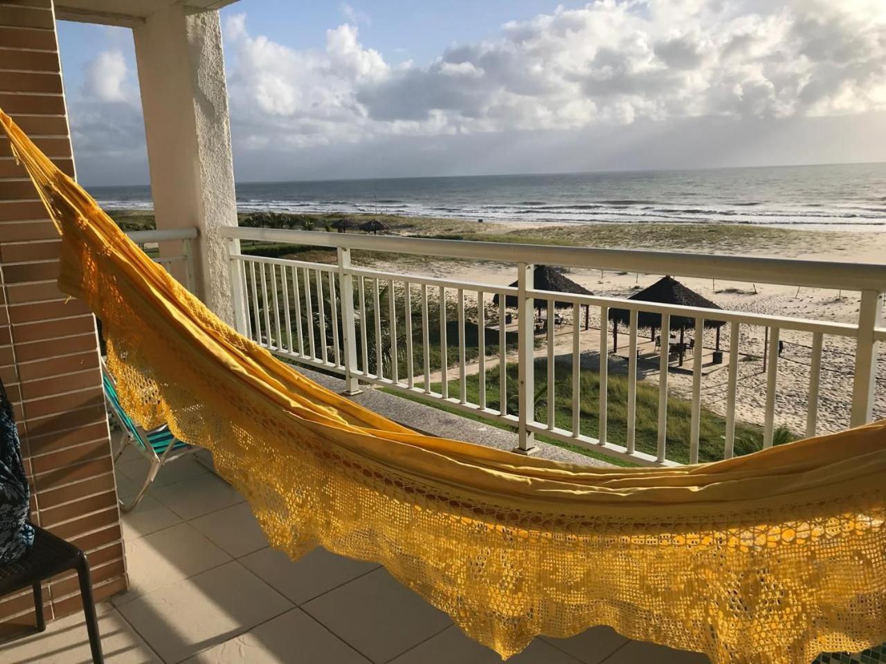 Apartamento Vista Total Do Mar Uma Cobertura A 400M Do Beach Park No Porto Das Dunas Aquiraz Condominio Terramaris Piscina Ampla Parque Infantil Sauna Estacionamento Privado Екстер'єр фото