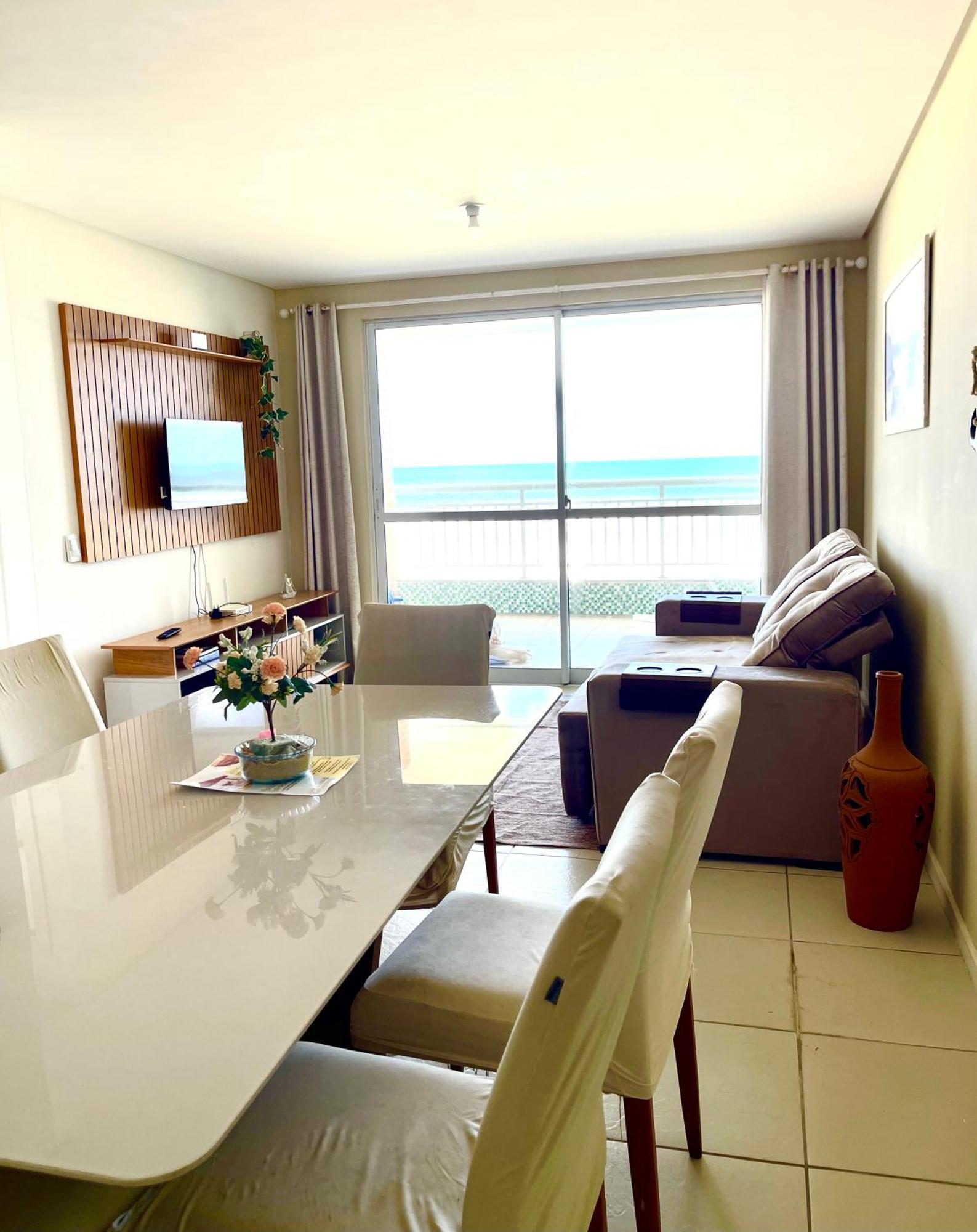 Apartamento Vista Total Do Mar Uma Cobertura A 400M Do Beach Park No Porto Das Dunas Aquiraz Condominio Terramaris Piscina Ampla Parque Infantil Sauna Estacionamento Privado Екстер'єр фото