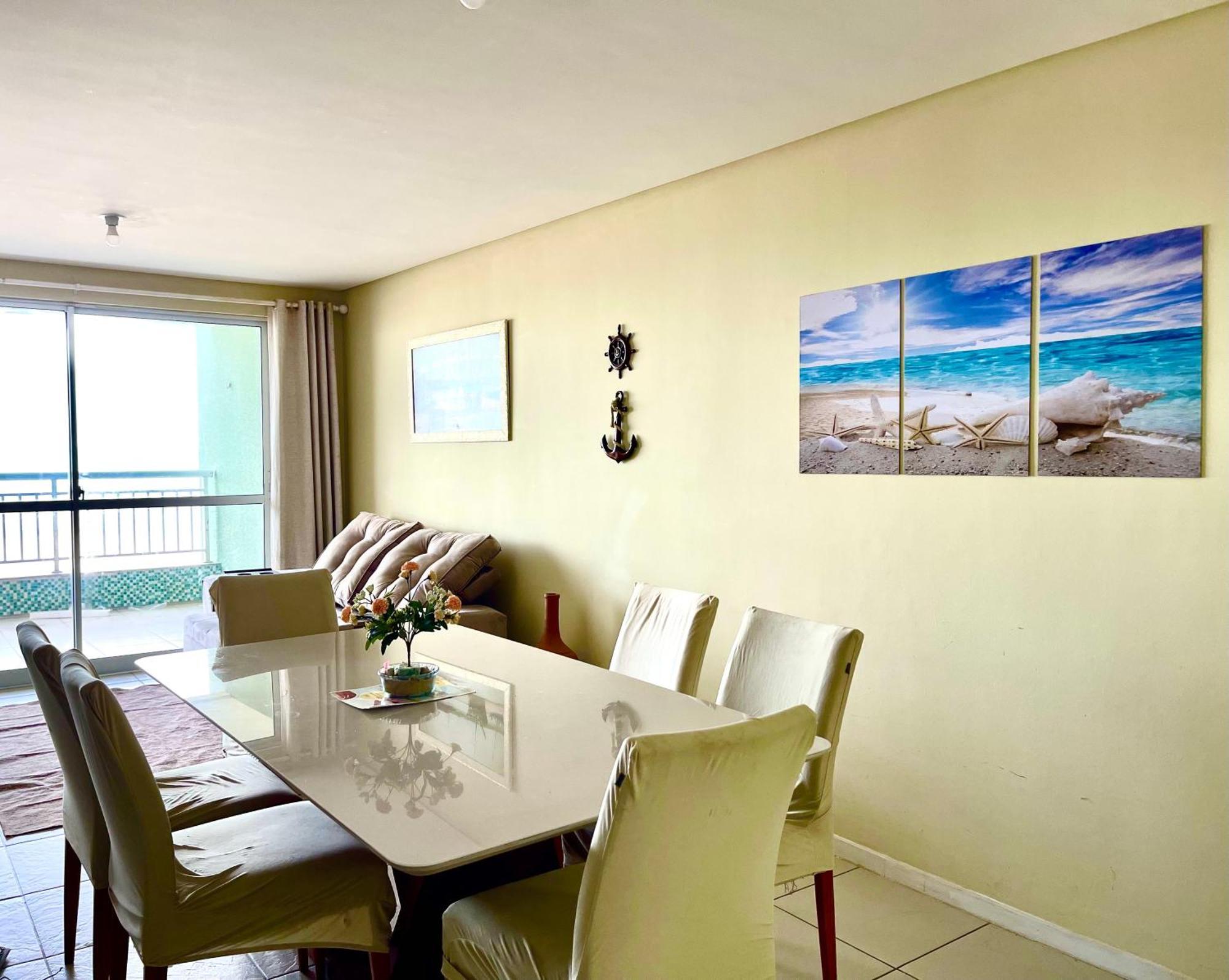Apartamento Vista Total Do Mar Uma Cobertura A 400M Do Beach Park No Porto Das Dunas Aquiraz Condominio Terramaris Piscina Ampla Parque Infantil Sauna Estacionamento Privado Екстер'єр фото